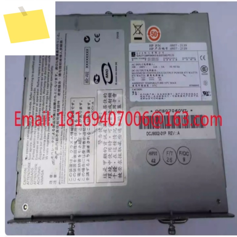 1PCS-J8712A ProCurve 875W PoE+ 전원 모듈 DCJ 9002-01P 0957-2139에 대해 잘 테스트되었습니다. 제품 이미지