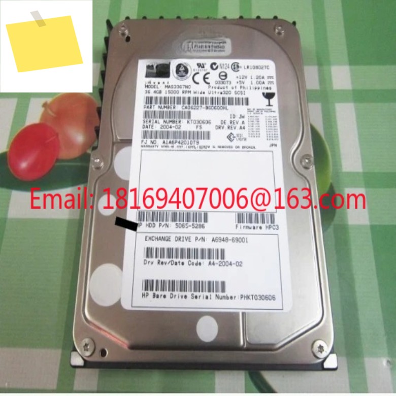 1pcs- 9000 미니 컴퓨터 MAS3367NC A6948-69001 36G 15K SCSI 5065-5286 제품 이미지