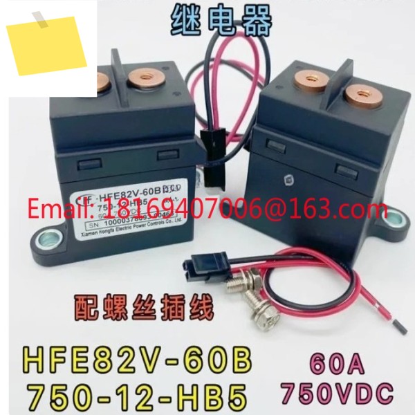 1pcs HFE82V-60B 750-12-HB5 용 새 원본 AEVG16012에 적합한 신품 60A DC 릴레이 제품 이미지