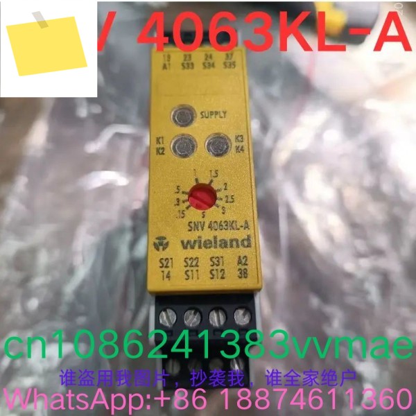 독일 회사가 생산한 신품 안전 릴레이 SNV 4063KL-A 제품 이미지