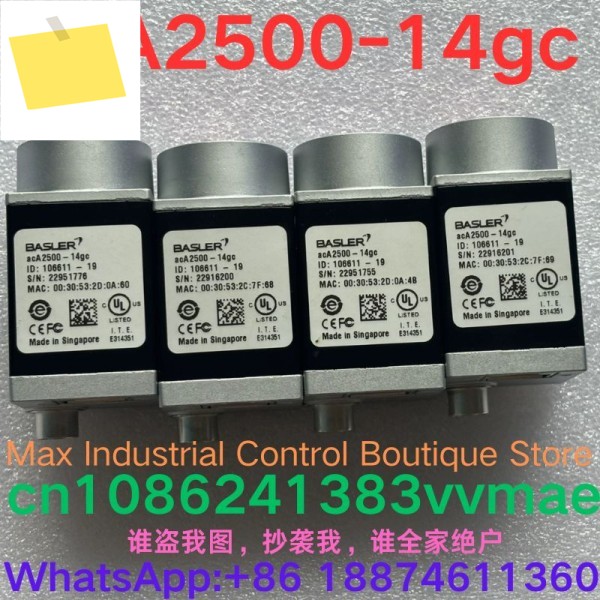 중고 카메라 90대 사용 가능 acA2500-14gc 제품 이미지
