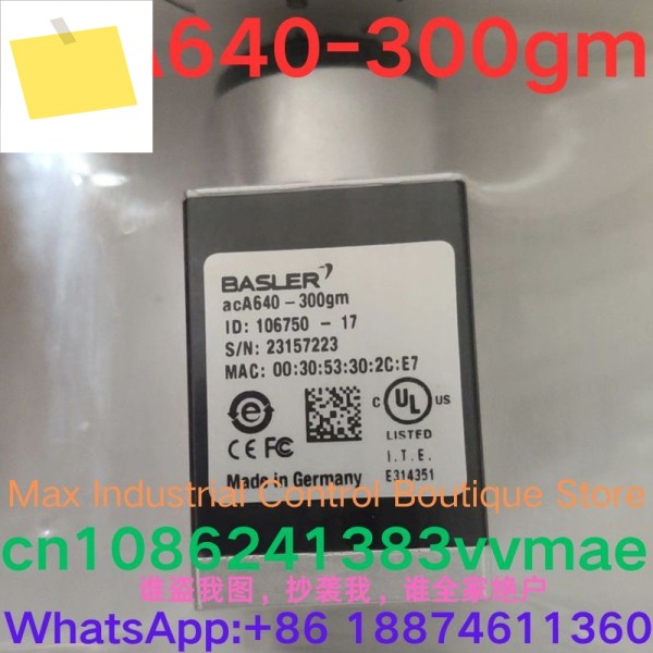 신품 독일 수입 산업용 카메라 acA640-300gm 제품 이미지