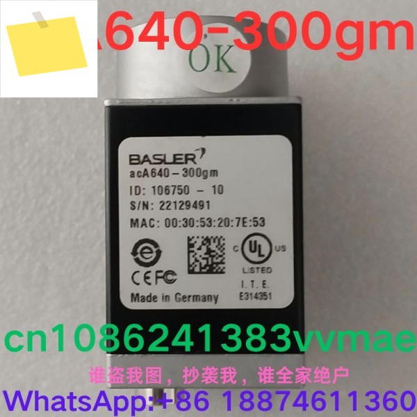 중고 테스트 OK 산업용 카메라 acA640-300gm 제품 이미지
