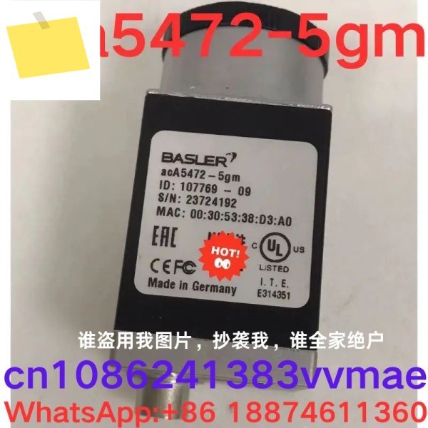 중고 테스트 OK 90% 새 제품 산업용 카메라 aca5472-5gm 제품 이미지