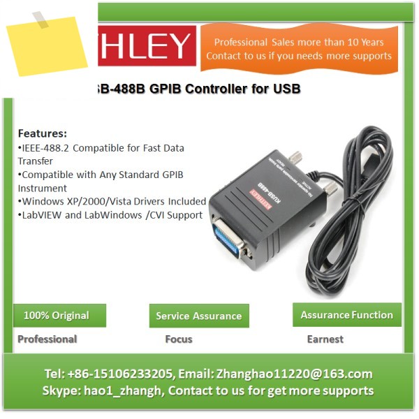 Keithley KUSB-488B GPIB 컨트롤러, USB 제품 이미지