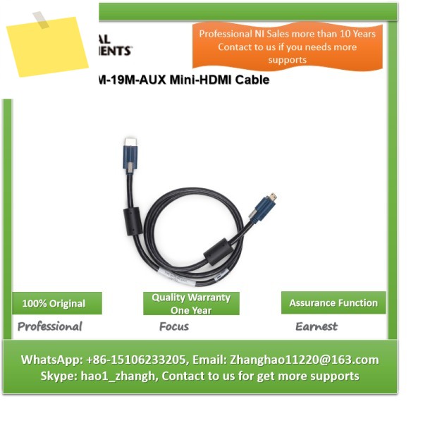 NI SH19M-19M-AUX 미니 HDMI 케이블 784091 -01 오실로스코프디지타이저 모듈형 기기 제품 이미지