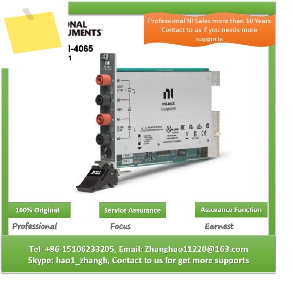 NI PXI-4065 780011-01 멀티미터 모듈형 제품 이미지