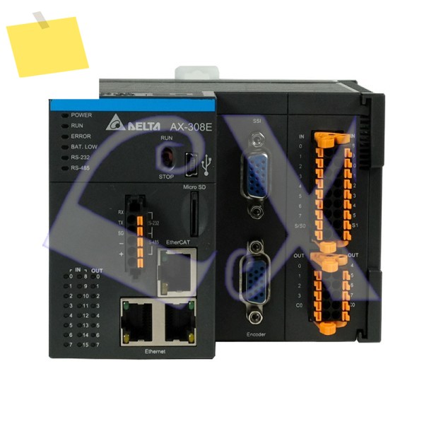 기존 Delta AX-300NA0PA1 AX3 시리즈 모션 컨트롤러 EtherCAT 16DI 8DO 제품 이미지