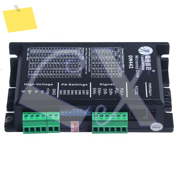 리드샤인 DM442 디지털 스테퍼 모터 드라이버 DSP 디자인 NEMA17 23 18-36VDC 0.5-2.2A CNC 시스템 호환 제품 이미지