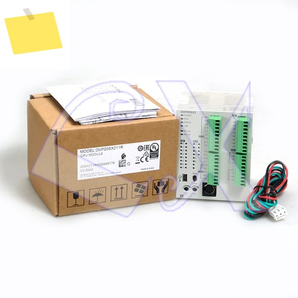 기존 델타 DVP20SX211R PLC 24VDC 8DI 6DO 4AI2AO 아날로그 슬림 프로그래밍 컨트롤러 제품 이미지