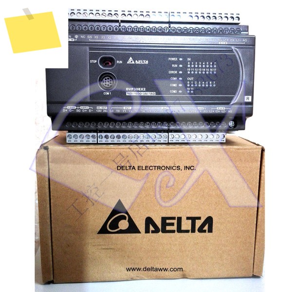 Delta Original EX2 시리즈 PLC DVP30EX200R 16DI 10DO 3AI 프로그래밍 가능 컨트롤러 제품 이미지