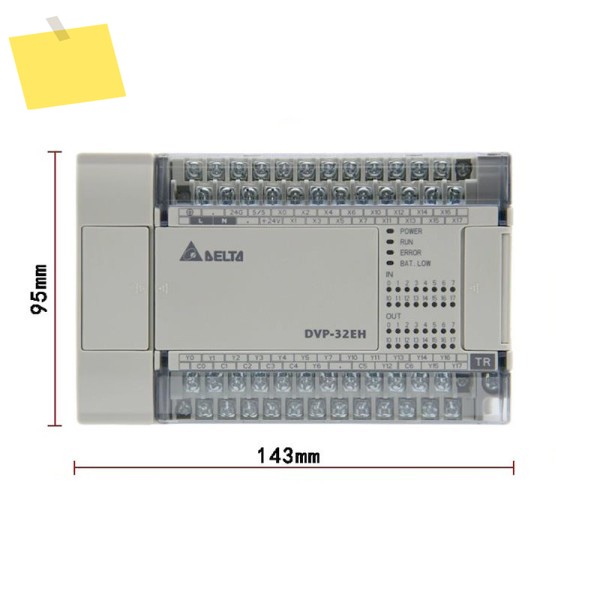 델타 DVP32EH00T3 16DI EH3 시리즈 PLC 컨트롤러 박스 포함 제품 이미지