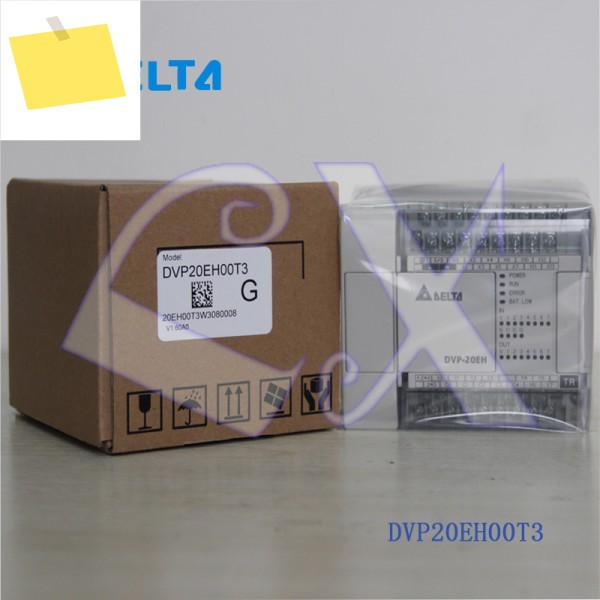 기존 Delta DVP20EH00R3 EH3 시리즈 100-240VAC 12DI 8DO PLC 컨트롤러박스 포함 제품 이미지