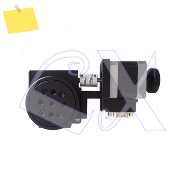 전기 회전 테이블, 앵글 직경 60mm 인덱스 플레이트, 90:1 변속기 비율 제품 이미지