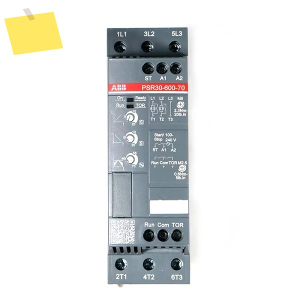 ABB 컴팩트 소프트 스타터 PSR30-600-70 컨트롤러, 3 상 유도 모터용, 15.0KW, 1SFA896109R7000 제품 이미지