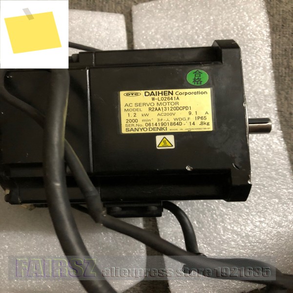 OTC 서보 모터 R2AA13120DCPD1 중고품 양호한 품질. 제품 이미지