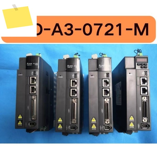 중고 ASD-A3-0721-M 750W 서보 드라이버는 테스트를 거쳤으며 손상되지 않았습니다. 제품 이미지