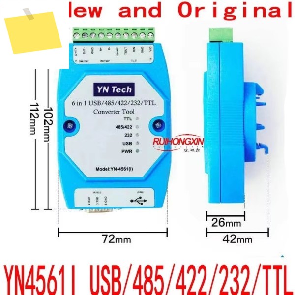 YN4561 CP2102 USB485422232TTL 교환 직렬 포트 100% 신규 및 원본 제품 이미지