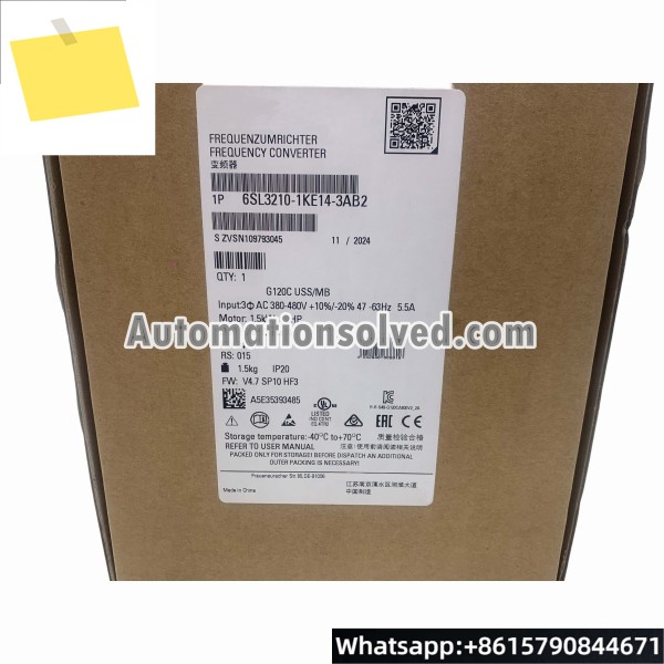 6SL3210-1KE14-3AB2 주파수 변환기 정품 새제품 제품 이미지