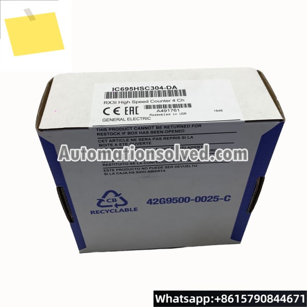 IC695HSC304-DA 새 제품 밀봉된 고속 카운팅 모듈 제품 이미지