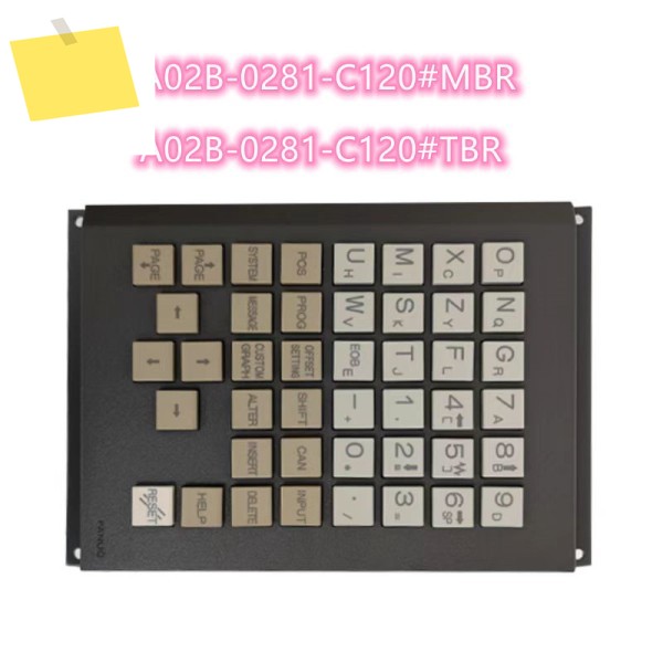 A02B-0281-C120 # TBR Fanuc 원래 조작 패널을 사용하여 CNC 시스템 컨트롤러에 대해 테스트를 거쳤습니다 제품 이미지
