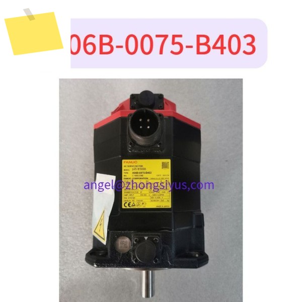 A06B-0075-B403 CNC 컨트롤러 시스템용 테스트를 거친 Fanuc 서보 모터 매우 저렴 A06B 0075 B403 제품 이미지