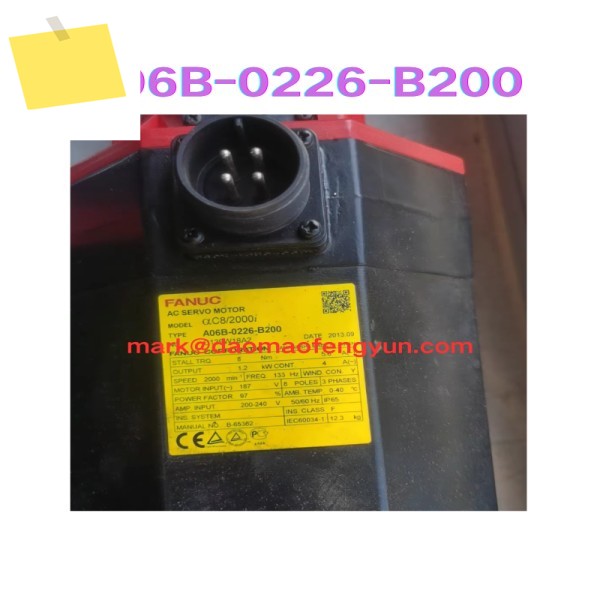 중고 서보 모터 테스트 OK, A06B-0226-B200 제품 이미지