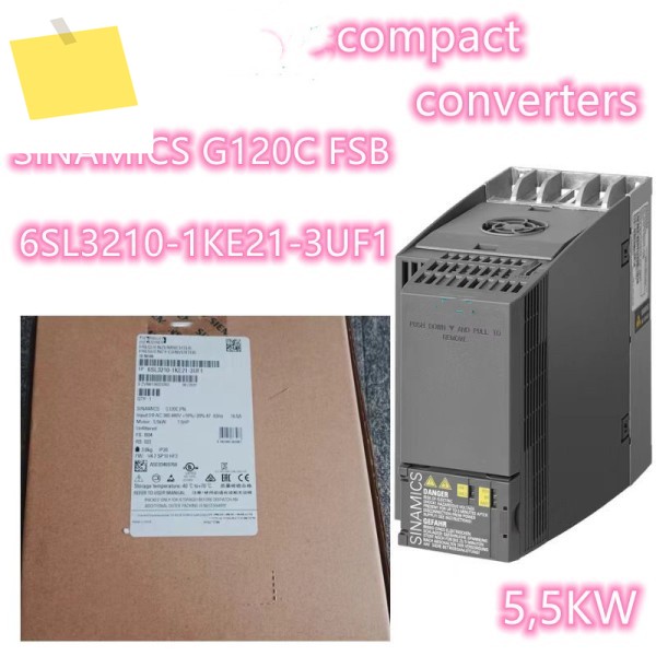 6SL3210-1KE21-3UF1 신품 SINAMICS G120C FSB 정격 전력 5,5KW 제품 이미지