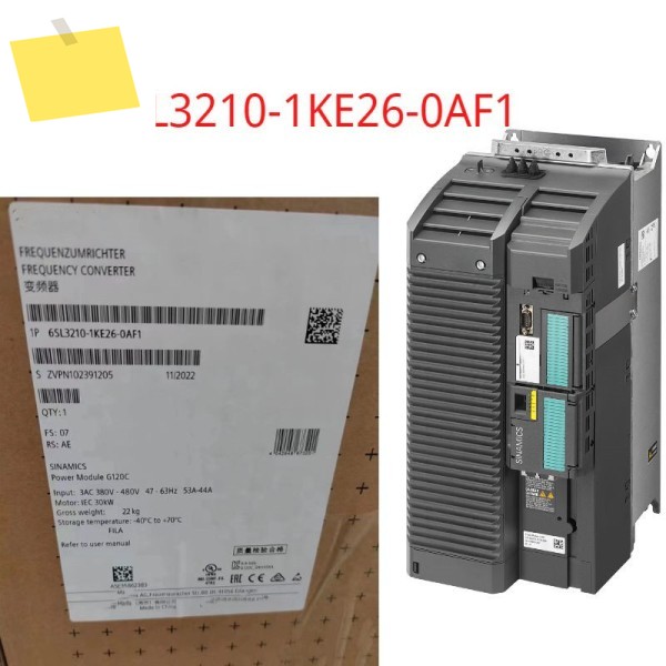 6SL3210-1KE26-0AF1 신품 SINAMICS G120C 변환기, FSD 정격 전력 30.0KW 제품 이미지