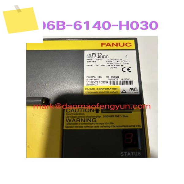 A06B-6140-H030 중고 서보 드라이브 테스트 완료, 제품 이미지