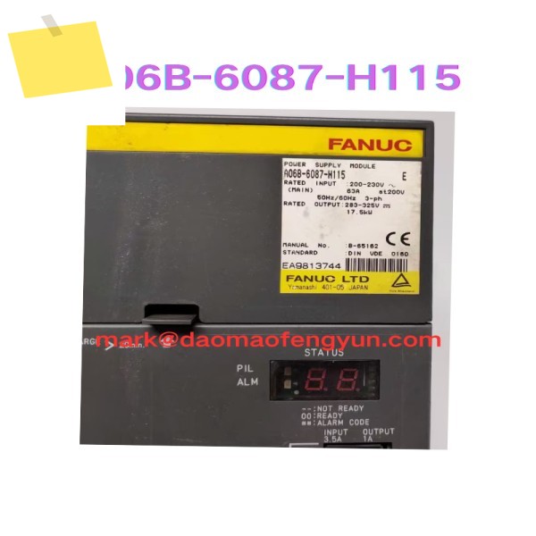 중고 서보 드라이브 테스트 완료 A06B-6087-H115 제품 이미지