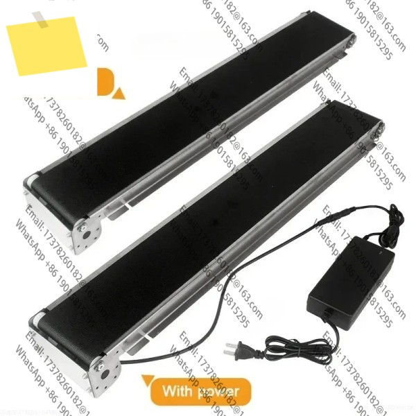 스테인리스 스틸 컨베이어 460mm 552mm 미니 PU 벨트 자동기 24V 트랙 화물 레인 제품 이미지
