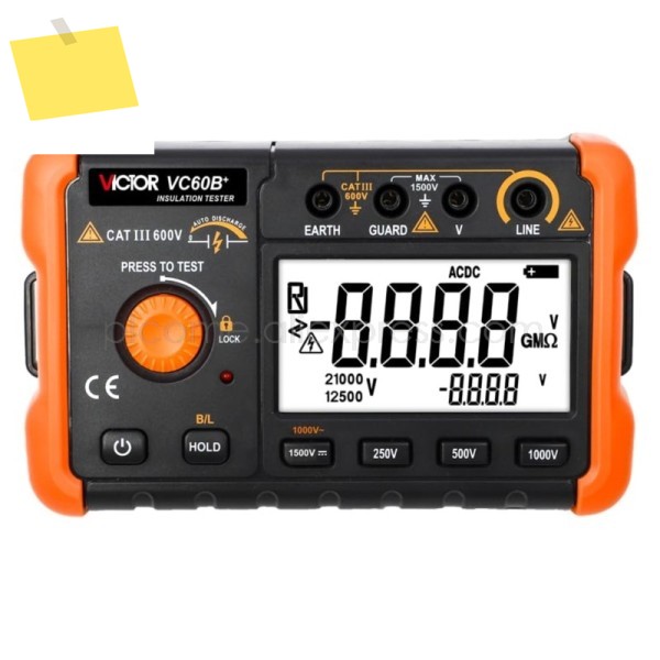 빅터 VC60B+ 250V500V1000V 디지털 절연 저항 테스터 메가옴미터 메거 제품 이미지