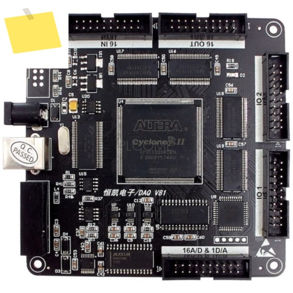 USB DAQ 16SE8DIFF 16비트 500Ksps 고속 16AD, 4PWM 카운터, 64 디지털 IO 모듈 Labview 제품 이미지