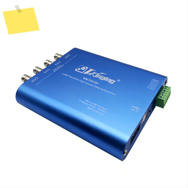 4채널 USB 동기 획득 카드, 절연 비트 ADC IEPE UV MV Ks 데이터 DAQ 랩뷰 매트랩 제품 이미지