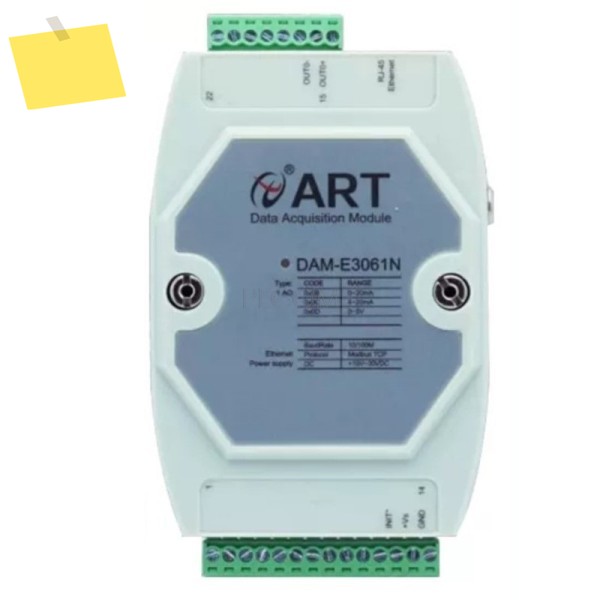 이더넷 1248 채널 아날로그 출력 절연 모듈 DAME3066NDAME3061DAM3062, Modbus TCP 데이터 수집 0-5V 4-20mA 제품 이미지