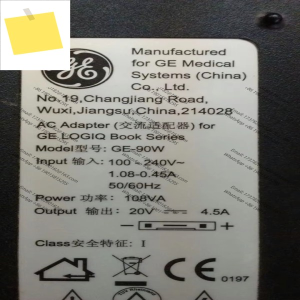 GE미국 AC 어댑터 GE Logiq Book XP신품, 오리지널 제품 이미지