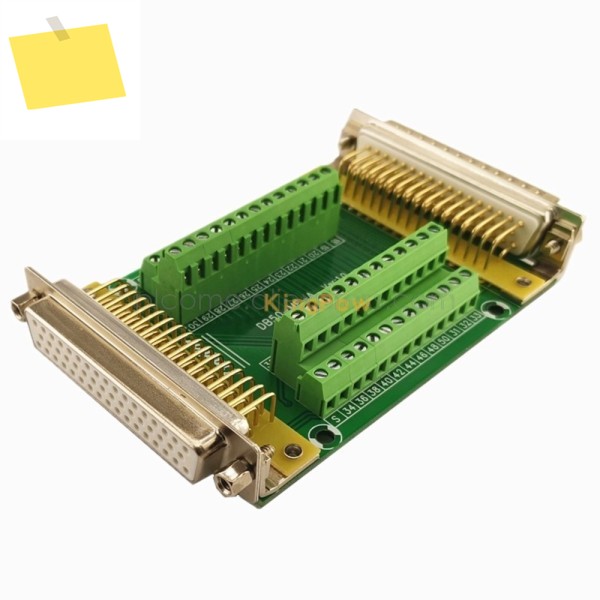암수 듀얼 커넥터, 솔리드 50 핀 포트, 터미널 블록 어댑터 컨버터, PCB 보드 브레이크아웃, 제품 이미지