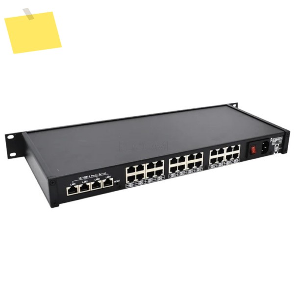 24개 채널 옵션 직렬 장치 서버 RS232 RS485 변환기, Modbus TCP MQTT 제품 이미지