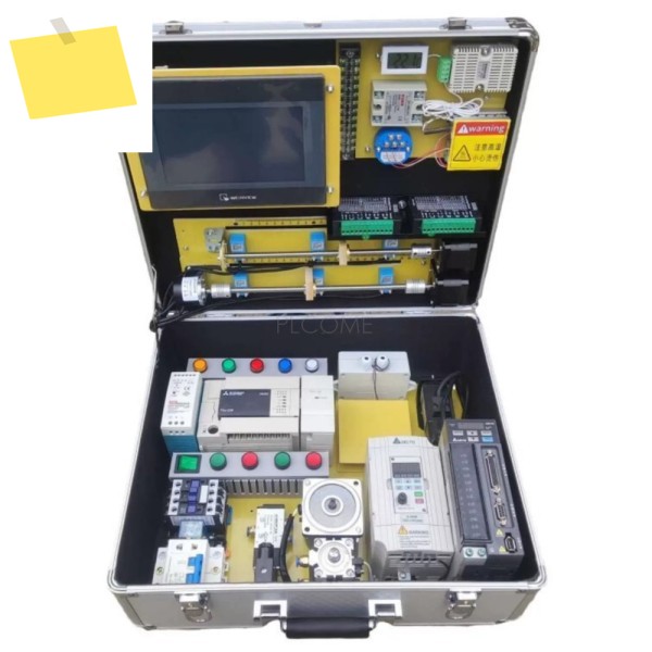 형 FX3U PLC 훈련 키트, 테스트 연습 상자, 미쓰비시용 HMI 터치 스크린 프로그래밍 교육 학습 제품 이미지