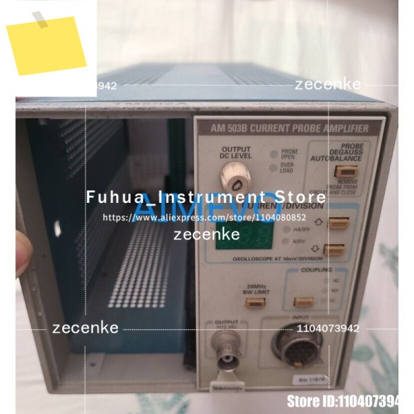 TM502A 섀시가 포함된 Tektronix AM 503B 전류 프로브 증폭기 제품 이미지