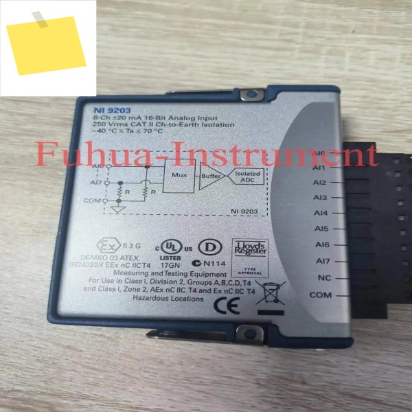 NI 9203 National Instruments NI-9203 cDAQ 아날로그 전류 입력 모듈 제품 이미지