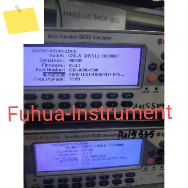 1PCS SPECTRACOM GSG-5 시리즈 다기능 GNSS 시뮬레이터 제품 이미지