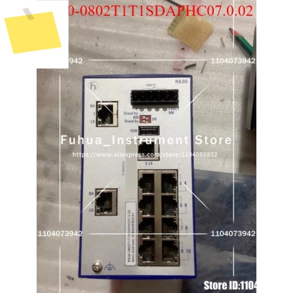 Hirschmann 산업용 스위치 RS30-0802T1T1SDAPHC07.0.02 제품 이미지