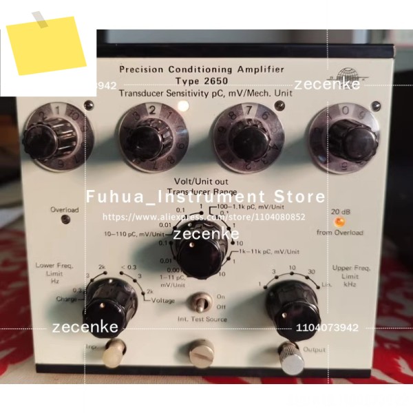 Bruel & Kjaer Type 2650 정밀 컨디셔닝 증폭기 변환기 B&K Type2650 제품 이미지