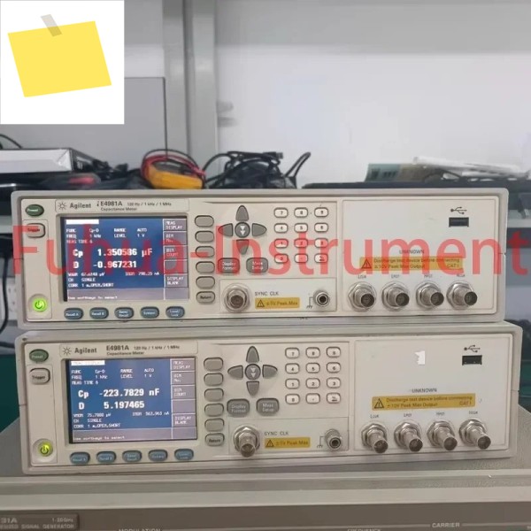 1PC KeysightAgilent E4981A LCR 미터 커패시턴스 양호한 상태로 테스트됨 제품 이미지