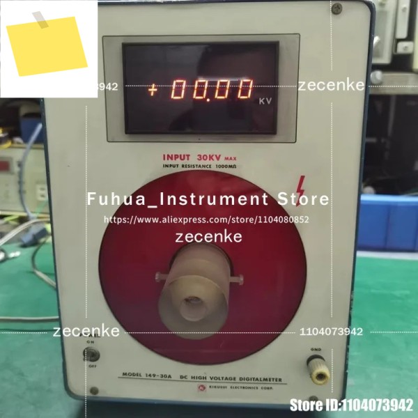 Kikusui 149-30A DC 고전압 디지털 미터, 0.5 - 30KV 220V 입력 양호한 상태로 사용됨 제품 이미지