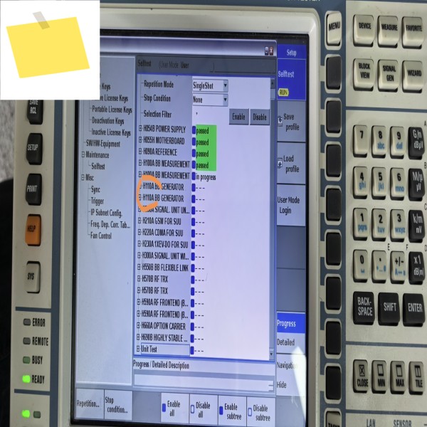 중고 R&S CMW500 신호 발생 장치 1개, 모듈 KB-036, cmw-B110A 포함, 듀얼 포트, XP 시스템, BT 및 WiFiABGN 지원 제품 이미지