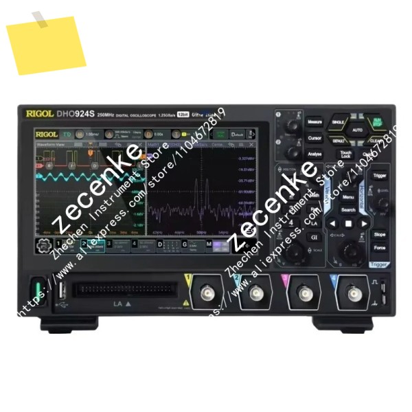 1개 오리지널 새제품 RIGOL DHO924S 4채널 250MHz 디지털 오실로스코프 12비트 1.25GSa초 50MPts 제품 이미지