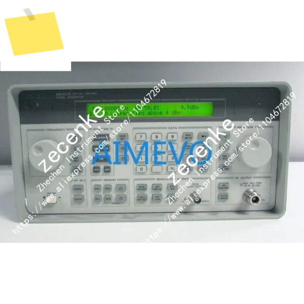 1PC Agilent 8647A 신호 발생기, 250KHz-1GHz OPT:1E5 포함, 양호한 상태로 테스트됨 제품 이미지